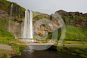 Seljalandsfoss waterfall in Iceland