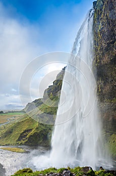 Seljalandsfoss waterfall, Southern Iceland