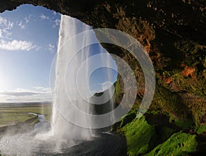 Seljalandsfoss watterfall on Iceland