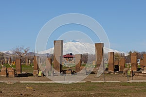 Seljuk Cemetery of Ahlat, the tombstones of medieval islamic notables.