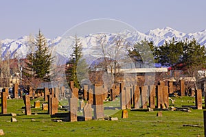 Seljuk Cemetery of Ahlat, the tombstones of medieval islamic notables.