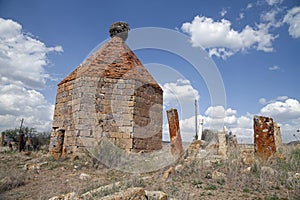 Seljukian Himmet Baba dome  in Kumbet, Seyitgazi, Eskisehir, Turkey