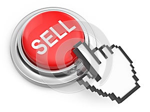 Sell Button with Hand Cursor