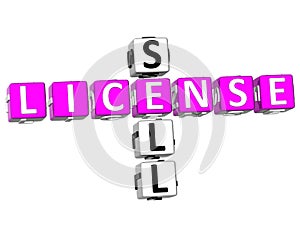 Sell License Crossword