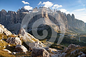 Sella gruppe or gruppo di Sella and passo Gardena