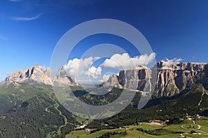 Sella and Sassolungo mountain