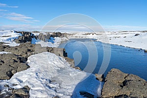 Sellfoss and Dettifoss waterfalls