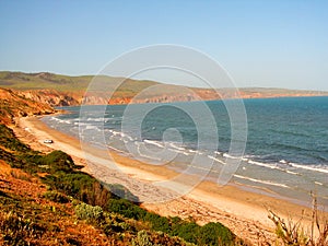 Playa acantilados 