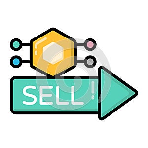 Selling icon, Non-fungible token, Digital technology