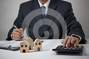 Selling real estate, insurance, buying a house and paying land taxes. Making contracts and legal agreements