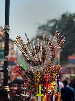 Selling toys in varanasi banaras