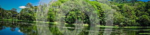 Selva Negra in Matagalpa, lake and trees in the central mountain area of Nicaragua photo