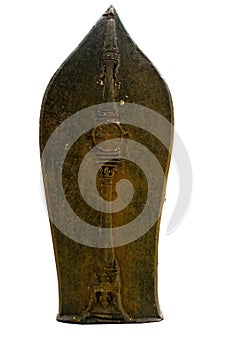 Sema, boundary marker of a temple symbol of buddhism church on white photo