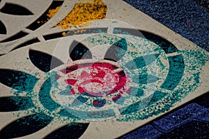 Semana Santa Carpet Stencil II photo