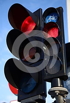 Semaphore on a traffic light