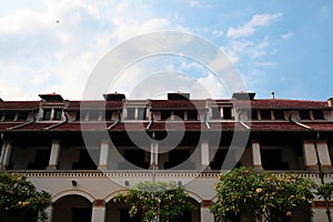 Semarang,December 2022.Lawang Sewu, Seribu Pintu is a building in Semarang, Central Java, Indonesia.