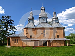 Semen Paliy Church. An old wooden church of Kiev region