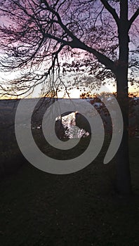 SEMENEC OBSERVATION TOWER view sunset