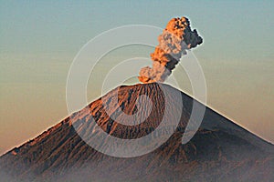 Semeru volcano