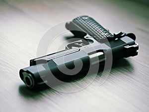 Semi automatic .45 ACP caliber pistol