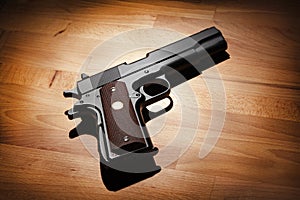 Semi-automatic .45 caliber pistol