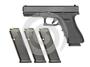Semi automatic handgun