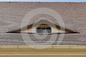 Semi-circular window in the roof