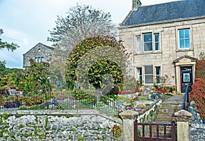 Semi-detached stone built house in Yorkshire Dales