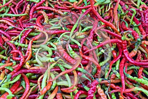 Semi-dry peppers, background