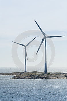 Semi offshore windfarm Ã…land