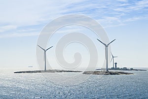 Semi offshore windfarm Ã…land