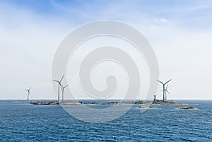 Semi offshore windfarm Ã…land