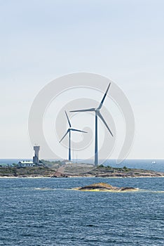 Semi offshore windfarm Ã…land