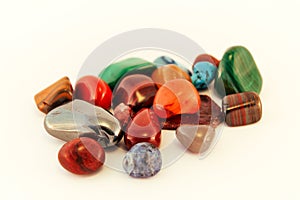 Semi precious stones / Crystal Stone Types / healing stones, worry stones, palm stones, ponder stones.