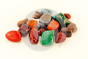 Semi precious stones / Crystal Stone Types / healing stones, worry stones, palm stones, ponder stones.