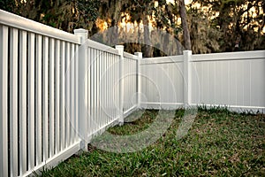 Semi Privacy Vinyl Fence