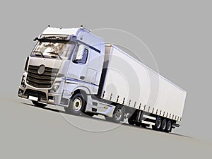 Semi-trailer truck