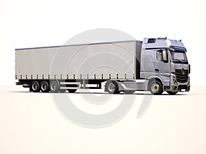 Semi-trailer truck