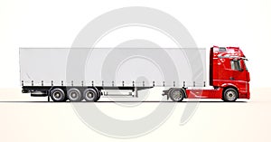 Semi-trailer truck