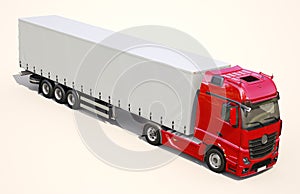 Semi-trailer truck