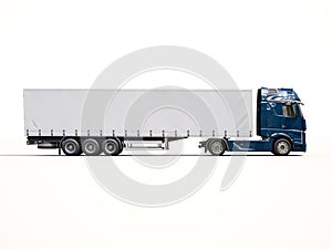 Semi-trailer truck