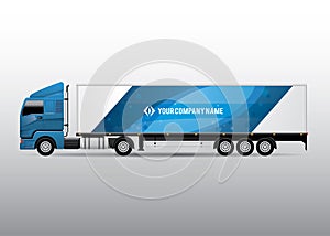 Semi-trailer Truck - Advertisement and Corporate Identity Design