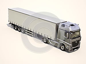 Semi-trailer truck photo