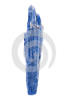 Semi-translucent gem quality blue Kyanite blade from Brazil