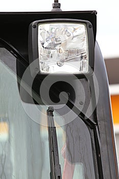 Semi Truck Headlight Detail