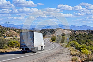 Semi Truck on Highway