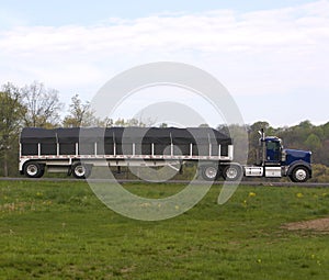 Semi Truck on Highway