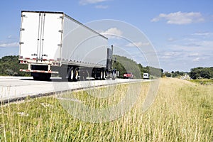 Semi Truck on the road