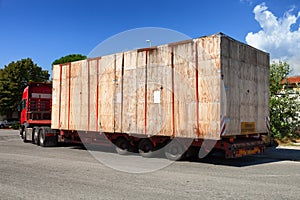 Semi Truck on the road