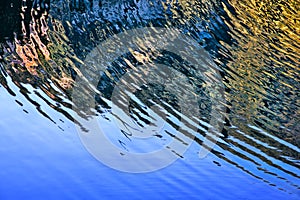 Semicircle Ripples on the water